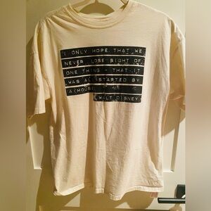 Disney size Medium T-shirt - great quote!